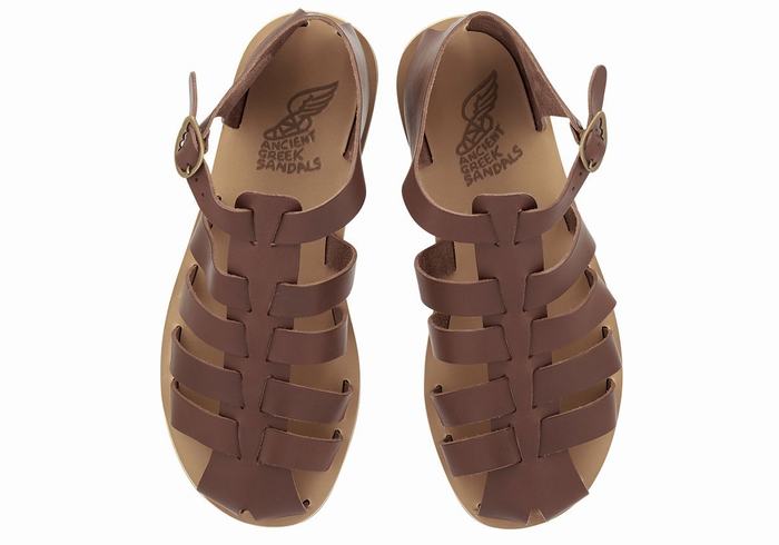 Sandale Pecheur Ancient Greek Sandals Homer Leather   | WCW-8431756